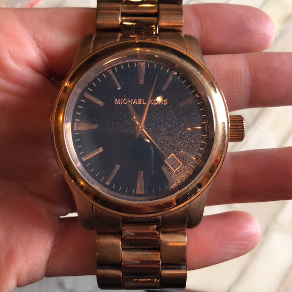 Michael Kors Rose Gold Oversized watch